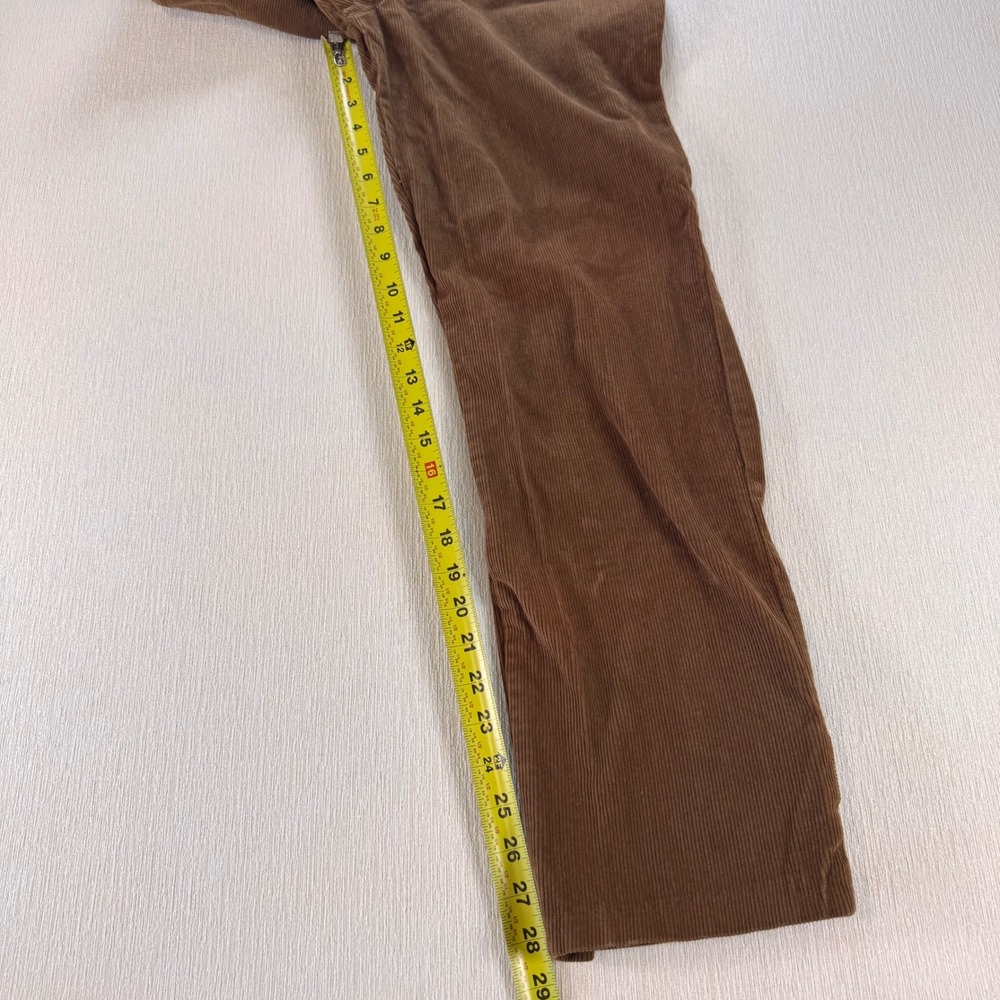 Vintage N'est Ce Pas Brown Corduroy High Waist Western Yoke Pants 9/10 Rare 70s - Picture 3 of 10